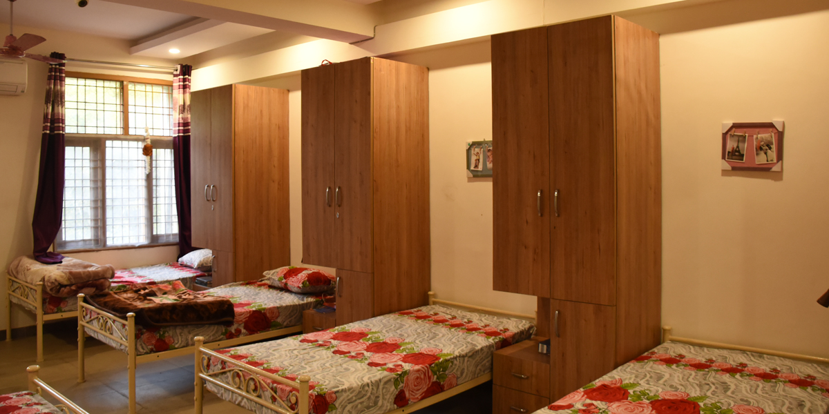 New spacious rooms with private cupboard and reading light